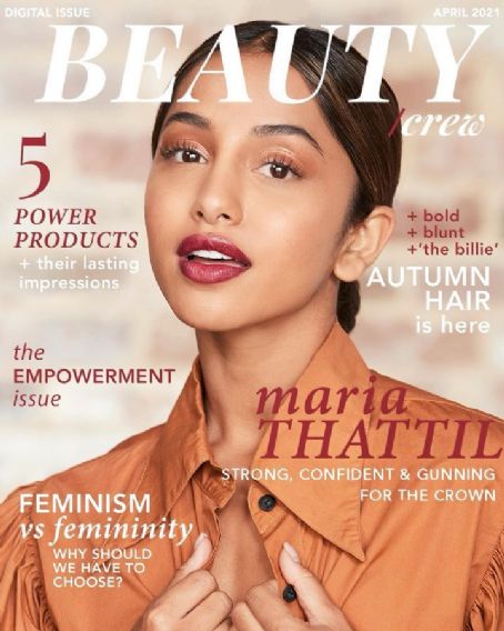 Maria Thattil, Beauty Crew Magazine April 2021 Cover Photo - Australia