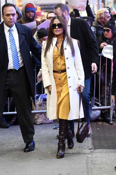 Salma Hayek – Arriving at ‘Good Morning America’ in New York | Salma