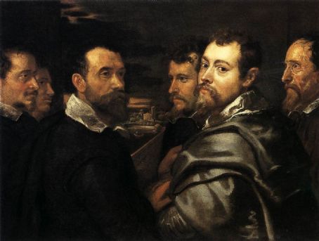 Self-Portrait in a Circle of Friends from Mantua