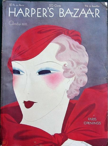 Leon Benigni, Harper's Bazaar Magazine October 1932 Cover Photo ...