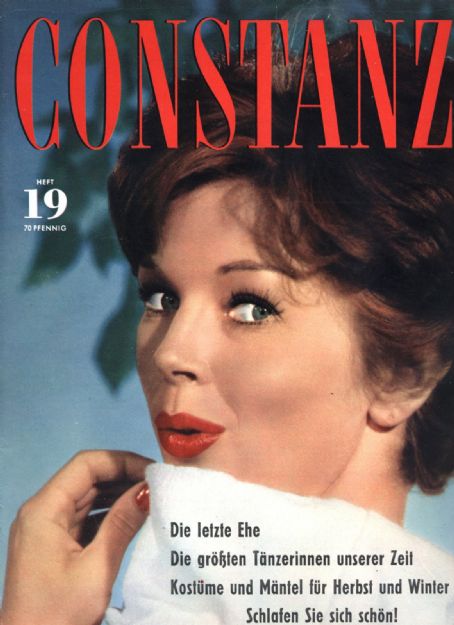 Dawn Addams, Constanze Magazine September 1960 Cover Photo - Germany