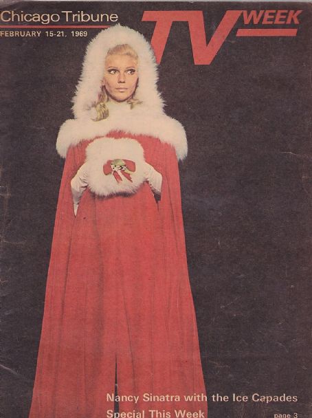 Nancy Sinatra - TV Week Chicago Tribune Magazine Cover [United States] (15 February 1969)