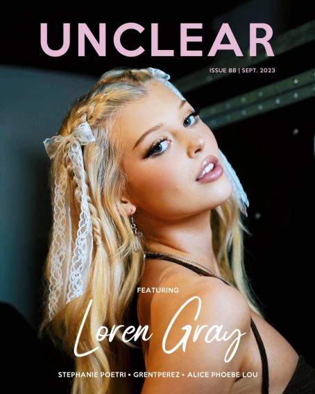 Loren Gray – Unclear Magazine (September 2023)