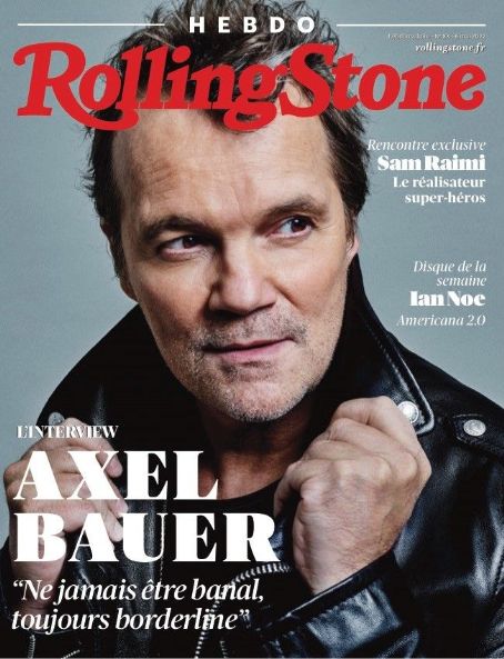 Axel Bauer, Rolling Stone Hebdo Magazine 06 May 2022 Cover Photo - France