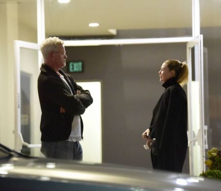 Ellen Pompeo – With Eric Dane at Sushi Park in Los Angeles