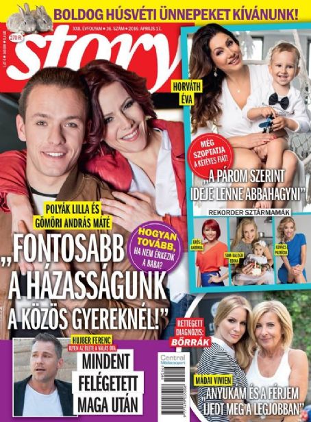 Lilla Polyák and András Máté Gomori - Story Magazine Cover [Hungary] (17 April 2019)
