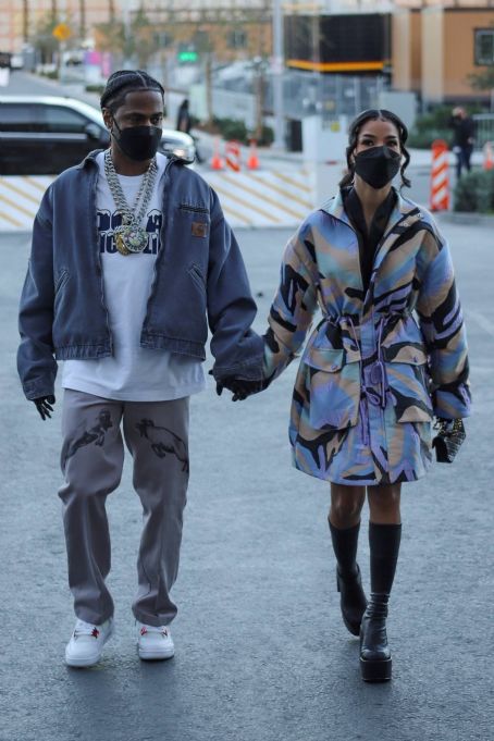 Jhené Aiko – Arrives to see the Rams at SoFi Stadium in Los Angeles