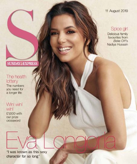 Eva Longoria - Sunday Express Magazine Cover [United States] (11 August 2019)
