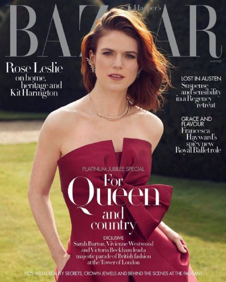 Rose Leslie - Harper's Bazaar Magazine Cover [United Kingdom] (June 2022)