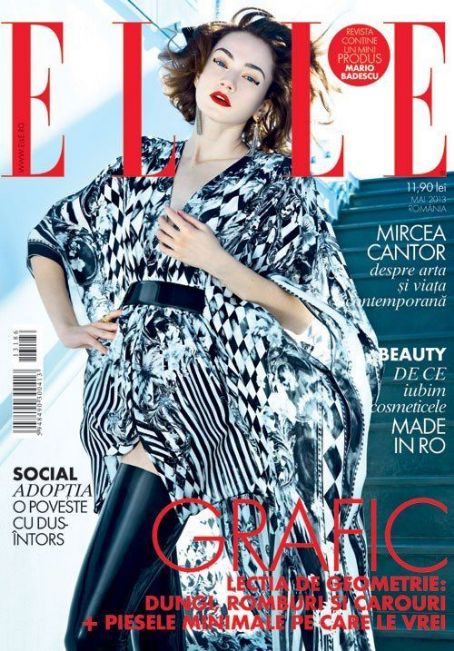 Elle Magazine May 2013 Cover Photo - Romania
