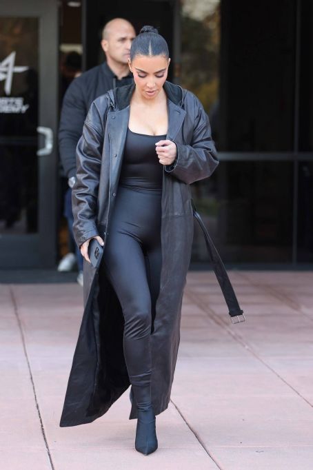 Kim Kardashian – Attending Saint’s basketball game at Mamba Academy in Los Angeles