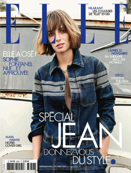 Maya Thurman-Hawke - Elle Magazine Cover [France] (15 October 2021)