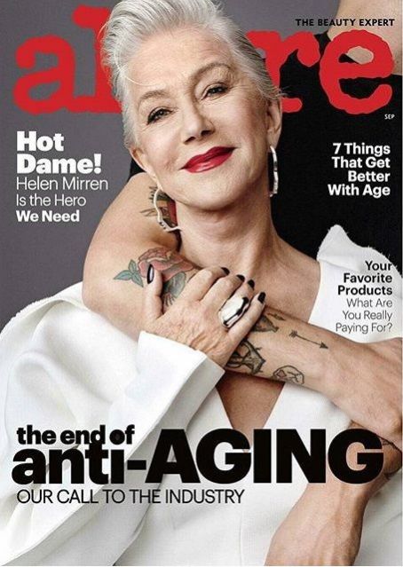 Helen Mirren, Allure Magazine September 2017 Cover Photo - United States