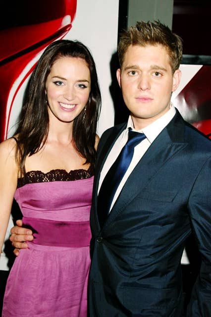 Emily Blunt and Michael Buble