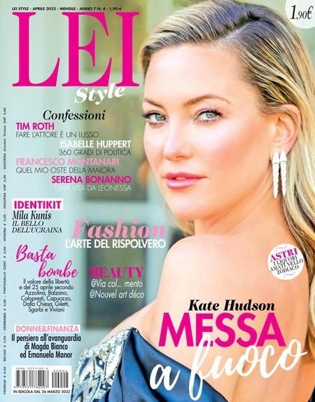 Kate Hudson - LEI Magazine Cover [Italy] (April 2022)