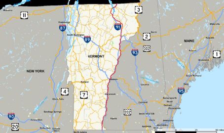 U.S. Route 5 in Vermont