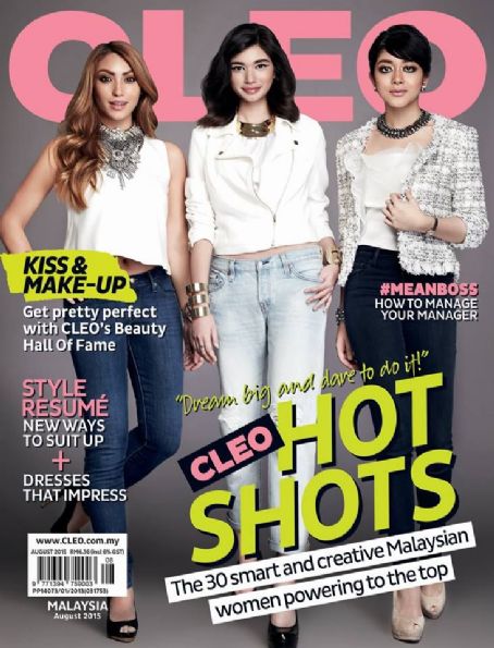 Cleo Magazine August 2015 Cover Photo - Malaysia