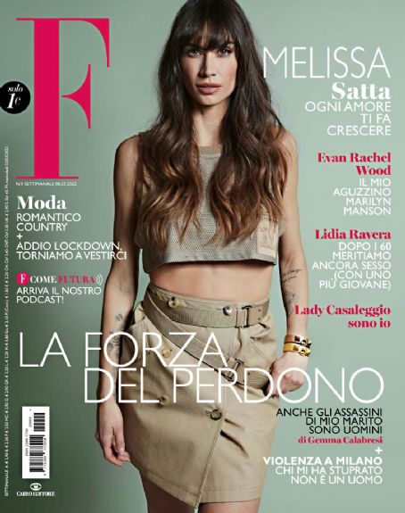 Melissa Satta - F Magazine Cover [Italy] (8 March 2022)