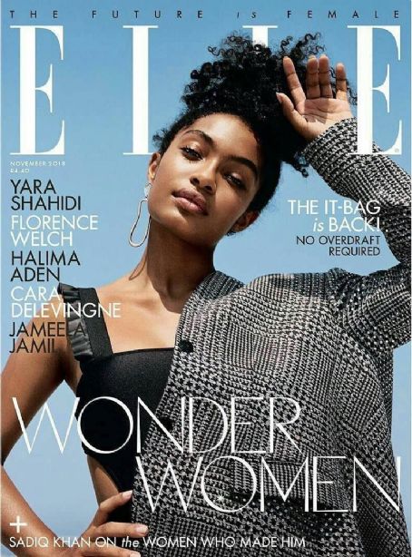 Halima Aden, Elle Magazine November 2018 Cover Photo - United Kingdom