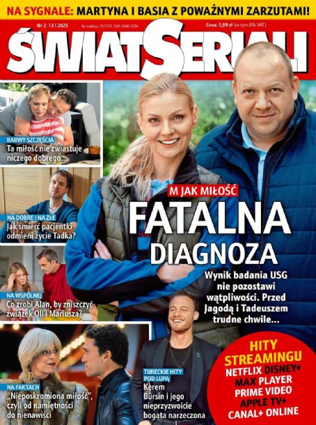 Kasia Koleczek - Swiat Seriali Magazine Cover [Poland] (13 January 2025)