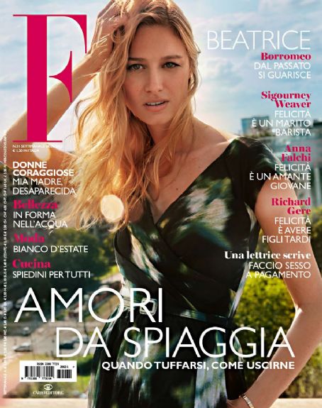 Beatrice Borromeo, F Magazine Magazine 08 August 2023 Cover Photo - Italy