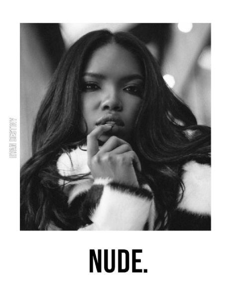 Ryan Destiny Nude Magazine January 2018 Cover Photo United States