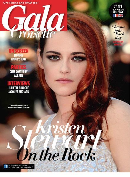 Kristen Stewart, Gala Croisette Magazine 24 May 2014 Cover Photo - France