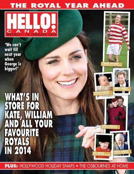 Kate Middleton - Hello! Magazine Cover [Canada] (13 January 2014)