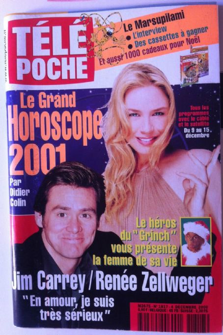 Renée Zellweger - Tele Poche Magazine Cover [France] (4 December 2000)