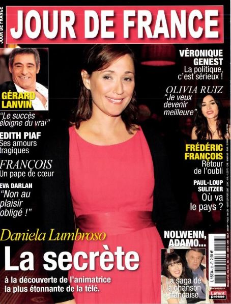 Daniela Lumbroso, Jours de France Magazine May 2013 Cover Photo - France