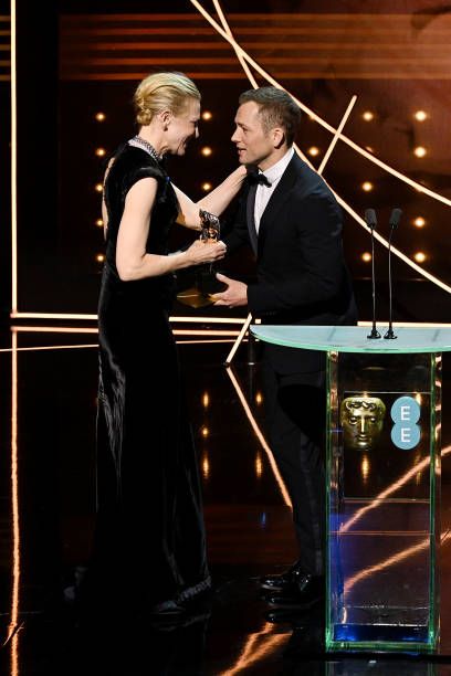 Cate Blanchett and Taron Egerton - The EE BAFTA Film Awards (2023)