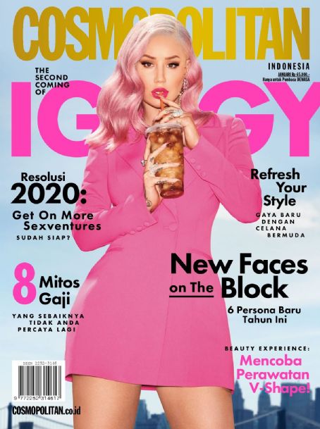 Iggy Azalea, Cosmopolitan Magazine January 2020 Cover Photo - Indonesia