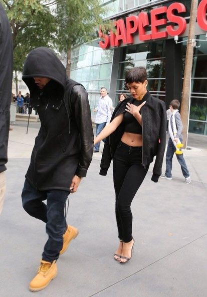 Rihanna + Chris Brown Catch the Lakers Win During Christmas Day Date -  Haute Living