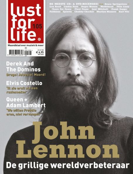 John Lennon, Lust For Life Magazine November 2020 Cover Photo - Netherlands