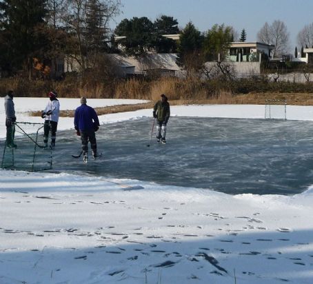 Pond hockey