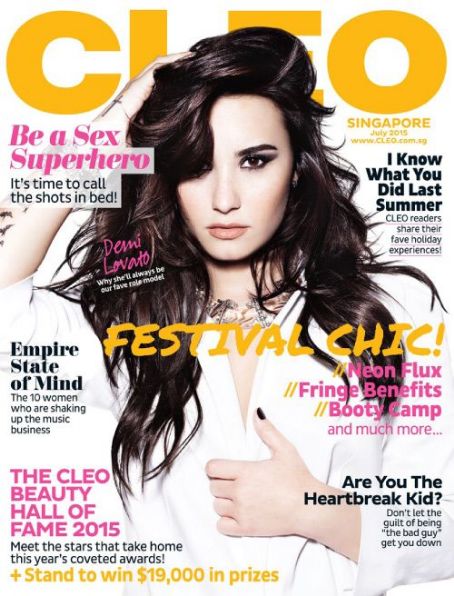 Demi Lovato, Cleo Magazine July 2015 Cover Photo - Singapore