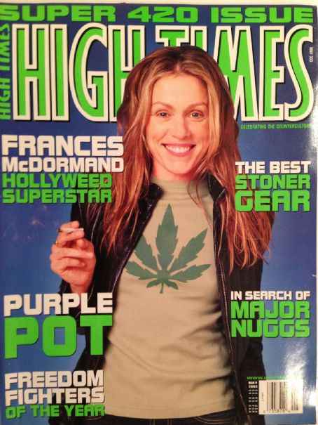 Frances Mcdormand High Times Magazine May 2003 Cover Photo United States