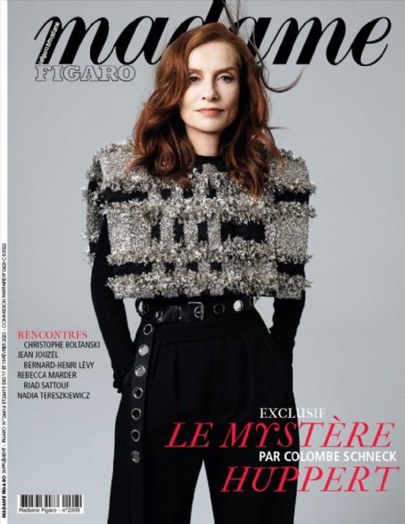 Isabelle Huppert, Madame Figaro Magazine 17 February 2023 Cover Photo ...