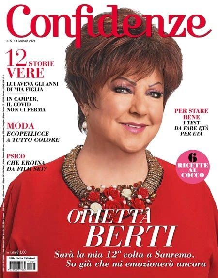 Orietta Berti - Confidenze Magazine Cover [Italy] (19 January 2021)