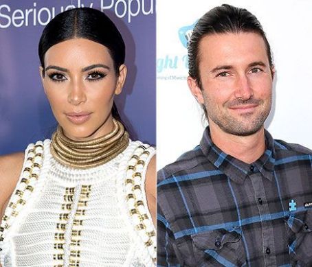 Brandon Jenner and Kim Kardashian