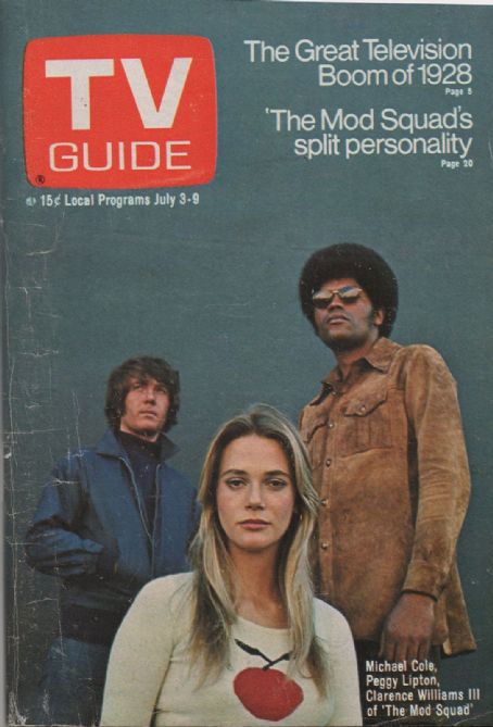 Peggy Lipton, Clarence Williams III, Michael Cole, Mod Squad, TV Guide ...