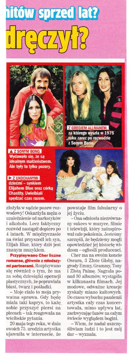 Cher - Rewia Magazine Pictorial [Poland] (9 June 2021)