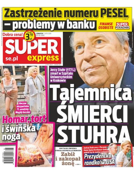 Lara Gessler - Super Express Magazine Cover [Poland] (11 July 2024)
