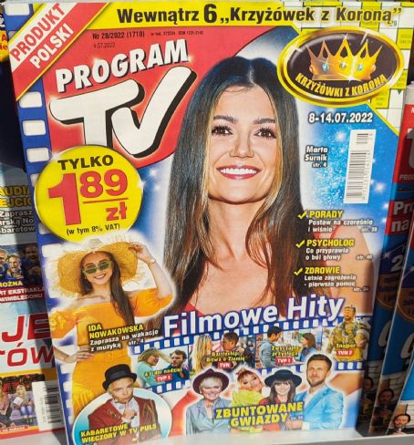 Marta Surnik - Program TV Magazine Cover [Poland] (8 July 2022)