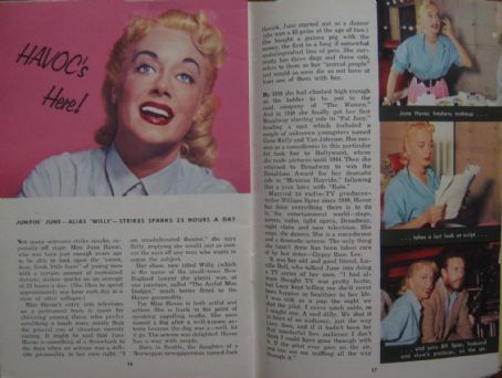 June Havoc - TV Guide Magazine Pictorial [United States] (30 October 1954)