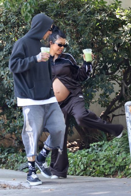 Kourtney Kardashian – Seen with her husband Travis Barker at Cha Cha Macha in West Hollywood