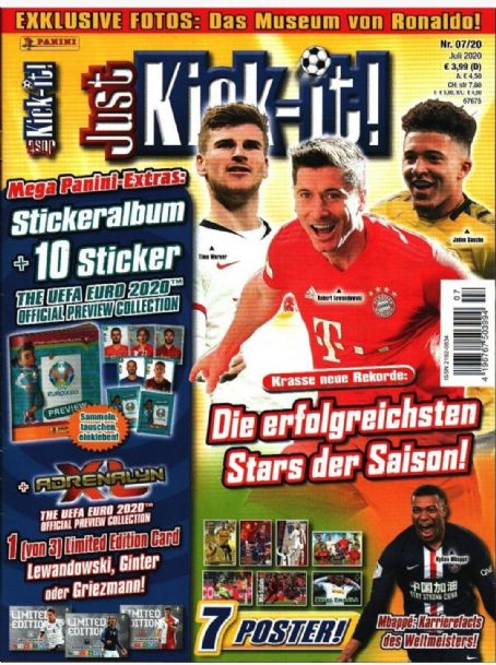 Robert Lewandowski, Timo Werner, Jadon Sancho, Just Kick-It! Magazine ...