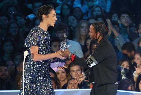 Gal Gadot and Kendrick Lamarr – 2017 MTV Video Music Awards in Los Angeles