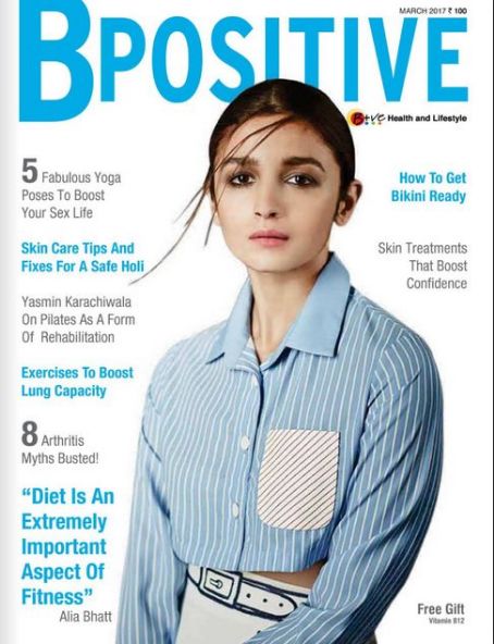 Alia Bhatt - BPositive Magazine Cover [India] (March 2017) - FamousFix.com  post