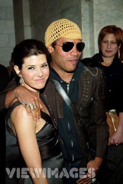 Marisa Tomei and Lenny Kravitz